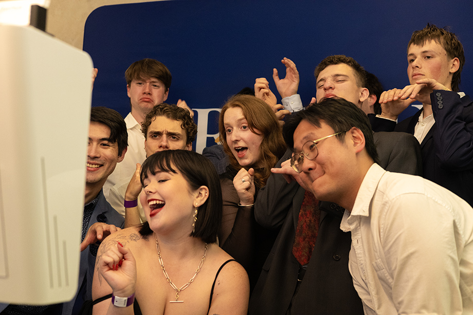 Young people singing