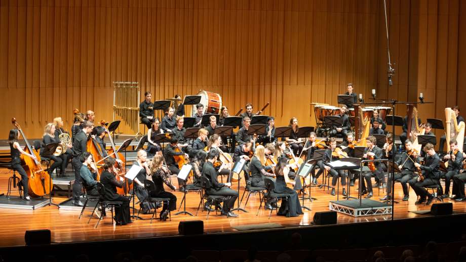 Image: ANU Orchestra 2023. Photo by Yun Hu.
