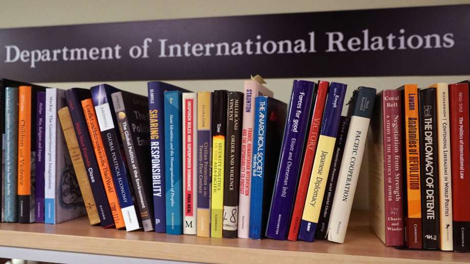 IR books on shelf