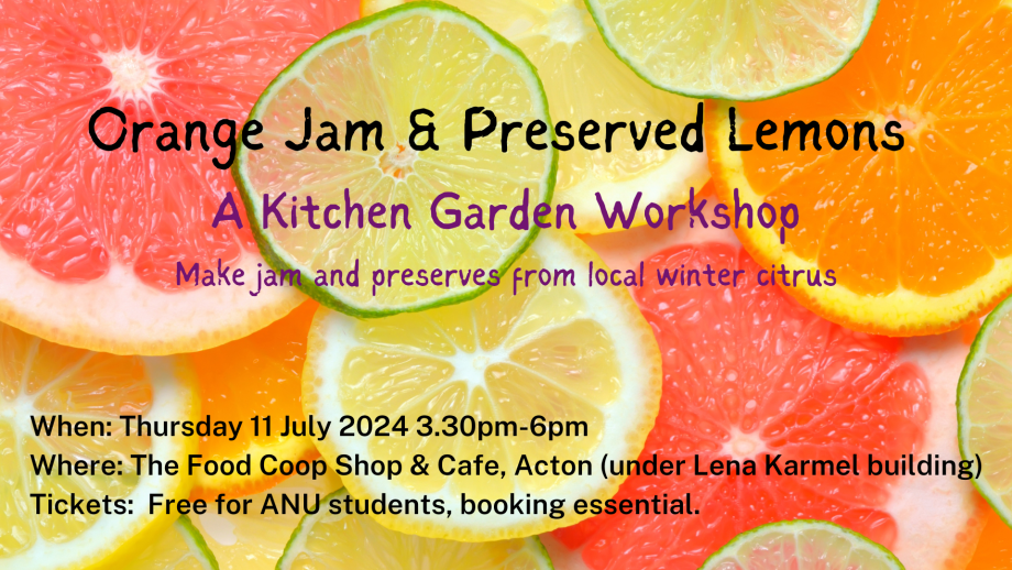 Orange Jam & Preserved Lemons Poster