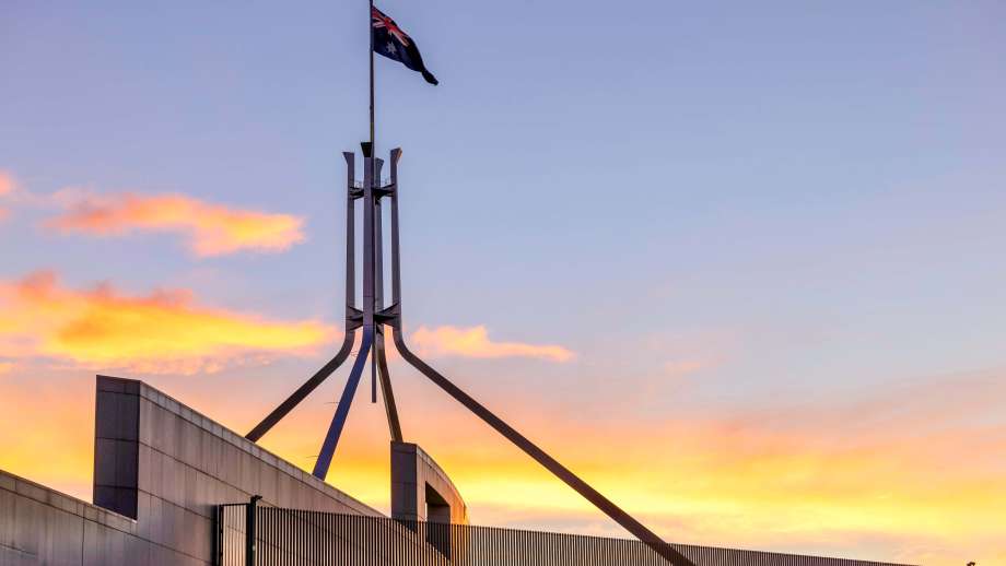 Australian Parliament House Canberra by Bruce Aspley