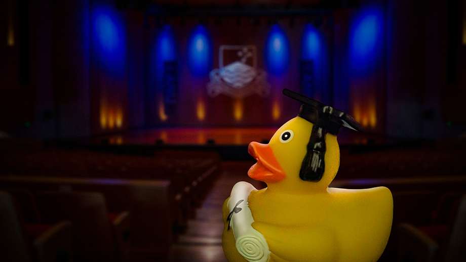 Etta, the Graduation Duck