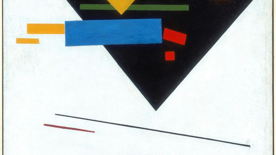 Kazimir Malevich, Suprematist Painting (with Black Trapezium and Red Square), 1915