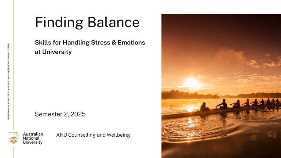 Finding Balance
