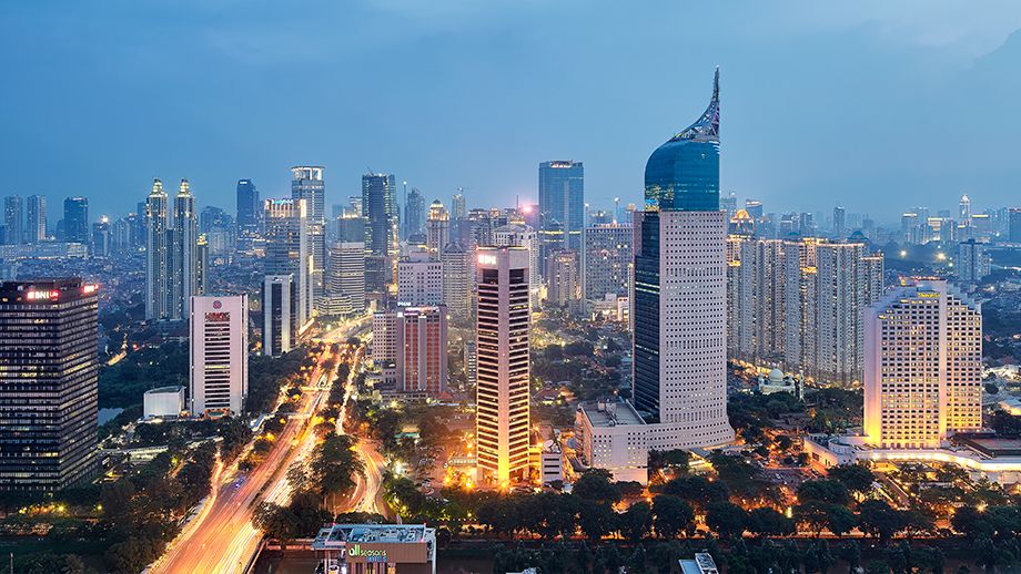 Pictured: Jakarta Skyline