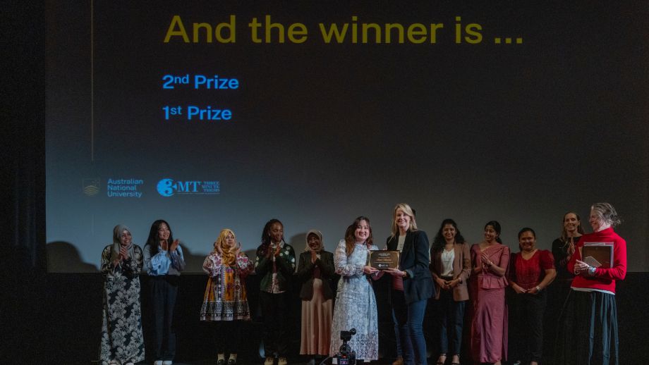 Participants of the ANU Three Minute Thesis Grand Final 2026