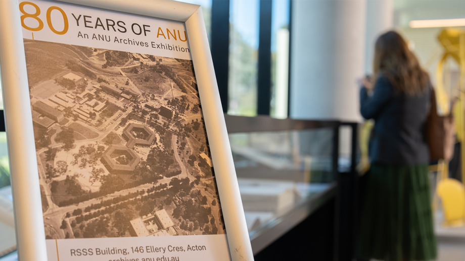"ANU80" exhibition (Image: Jack Fox/ANU)