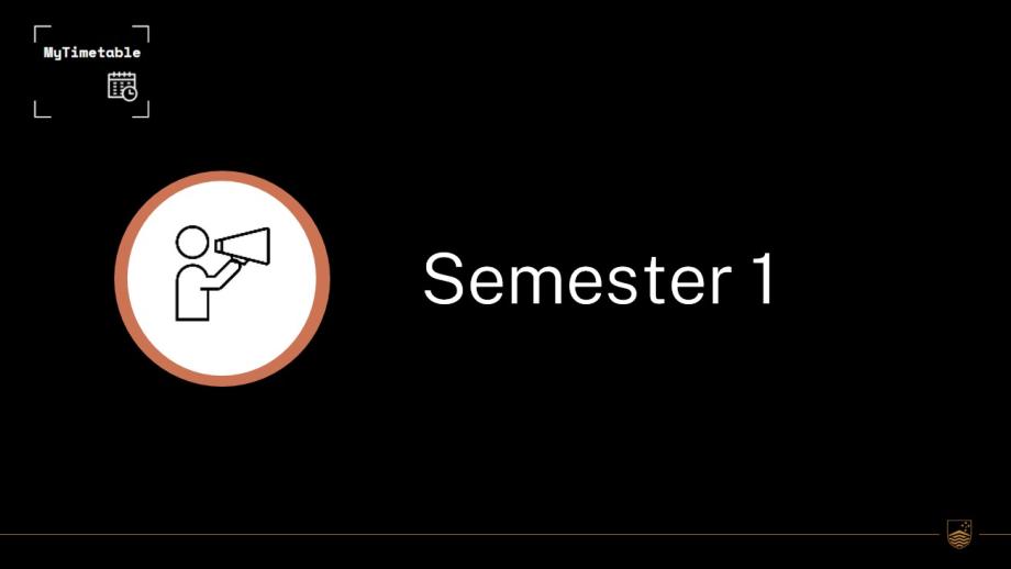 Semester 1