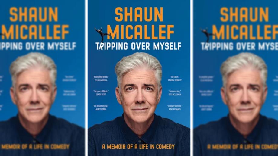 Bookcover of Tripping over myself by Shaun Micallef
