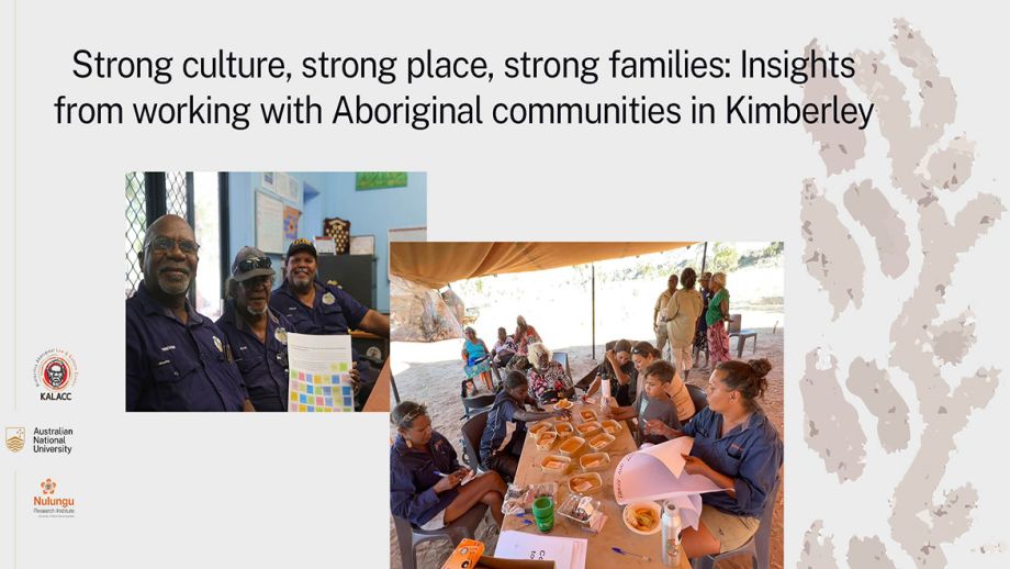 Strong culture, strong place, strong families