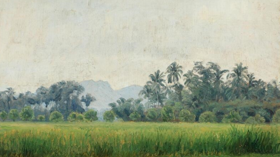 Image credit: Joakim Skovgaard, A View from Wedi near Klaten, 1908.