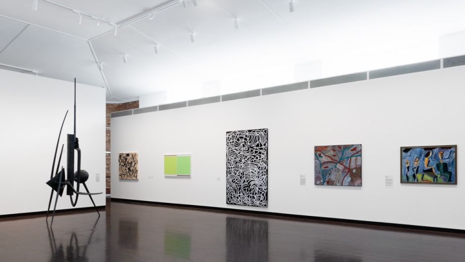 Installation view of ANU Art Collection: Conjunction