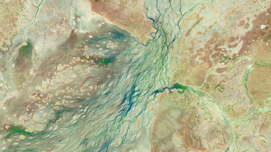 Northern QLD before flooding, Mar 2025. NASA.