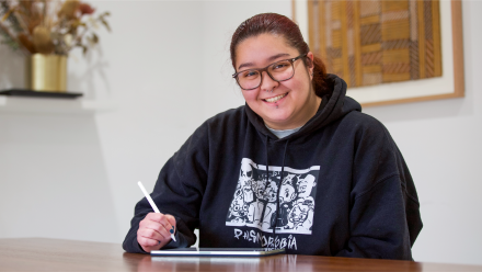 Image: Emily Piri, Kambri Scholar, Photo by ANU