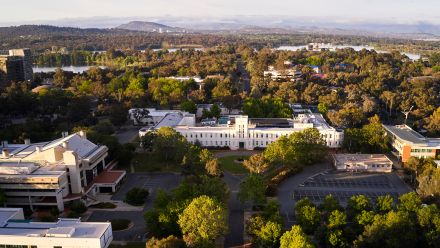 Aerial image of School of Art & Design