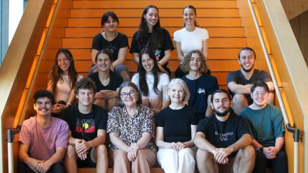 Kambri Scholars with Professor Aunty Anne and Professor Grady Venville