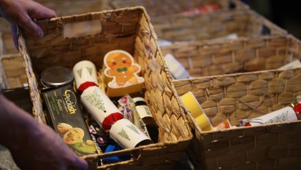 Community Connect hamper packing