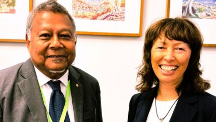 Professor Peter Yu and Leah Armstrong