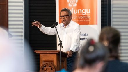 Professor Peter Yu delivered the University of Notre Dame Australia’s annual Nulungu Reconciliation Lecture.