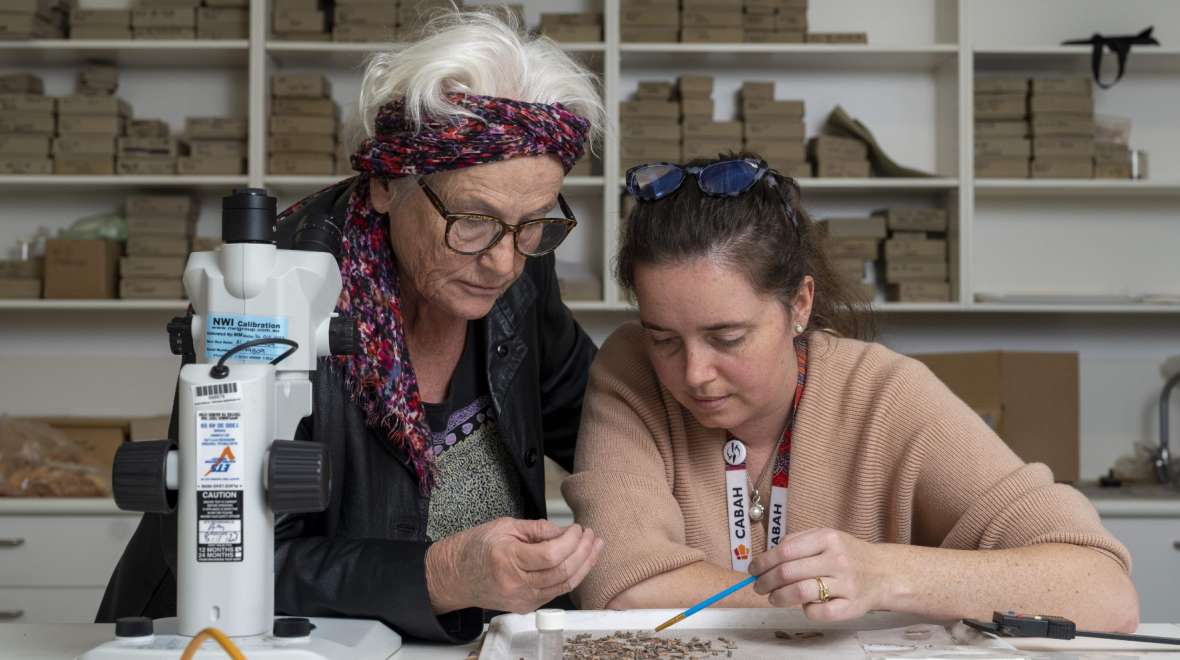 Professor Sue O’Connor (left) and Dr Shimona Kealy say the "major" migration to Timor Island was no accident. Photo: Jamie Kidston/ANU