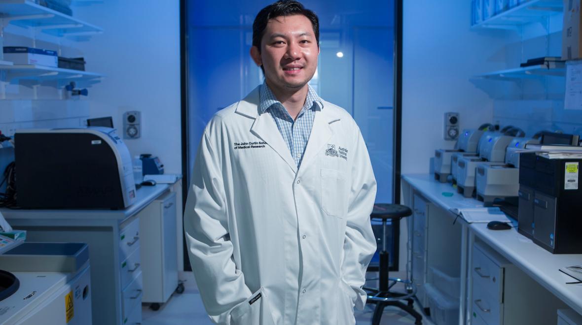 Professor Si Ming Man. Image: Lannon Harley/ANU.