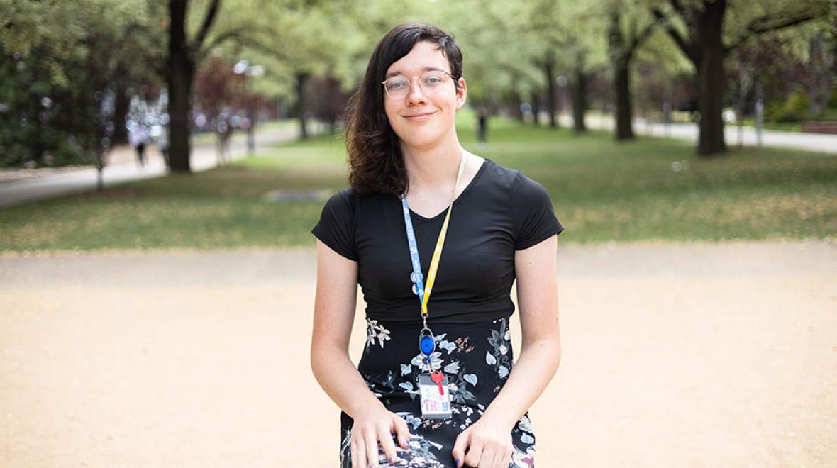 Ashley Lamont is studying a Bachelor of Information Technology at ANU
