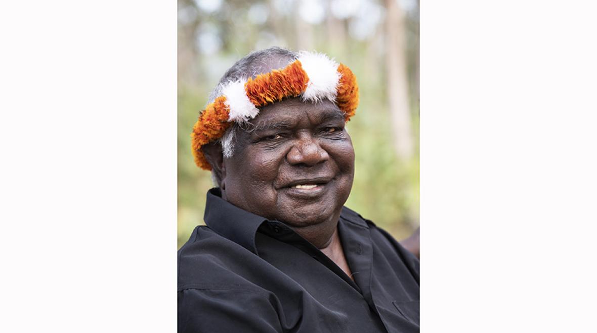 Yunupingu, Garma 2019. Image by Peter Eve, Yothu Yindi Foundation.