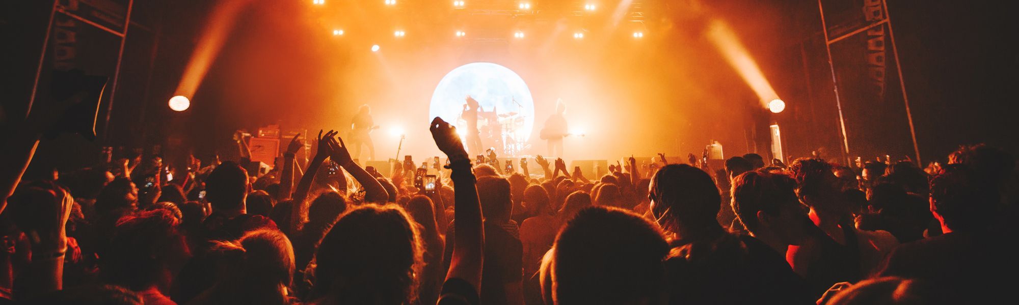 A scene in a pop concert