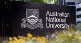 signage that reads 'Australian National University'