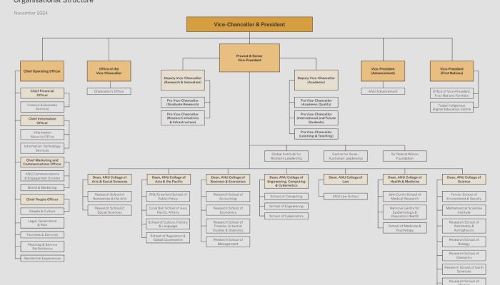 ANU Organisational Structure