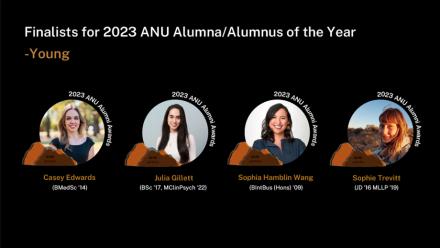 Finalists for 2023 ��������Young Alumna/Alumnus of the Year
