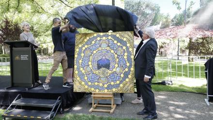 A gift of art by Jesse Martin for Brian