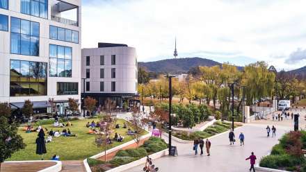 aerial shot of ��������'s Acton campus.