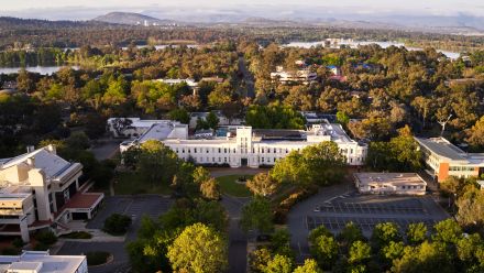 An aerial view of the ��������School of Art and Design