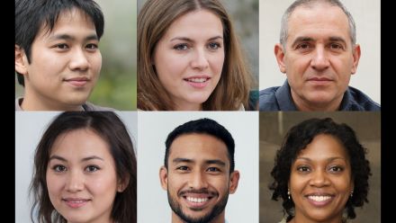 Headshots of six individuals. 