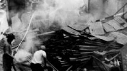 Bushfire at Stromlo (Mt Stromlo Archives)