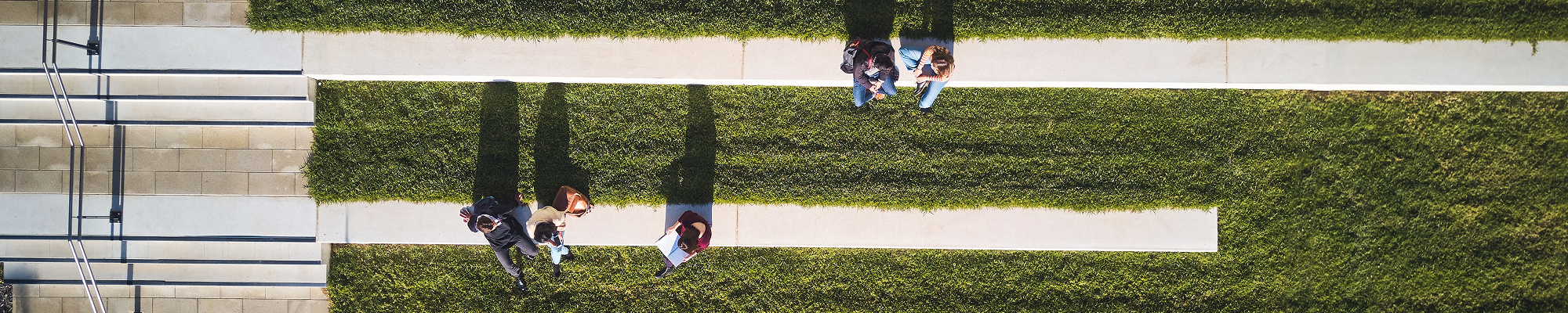 students sitting on the stairs