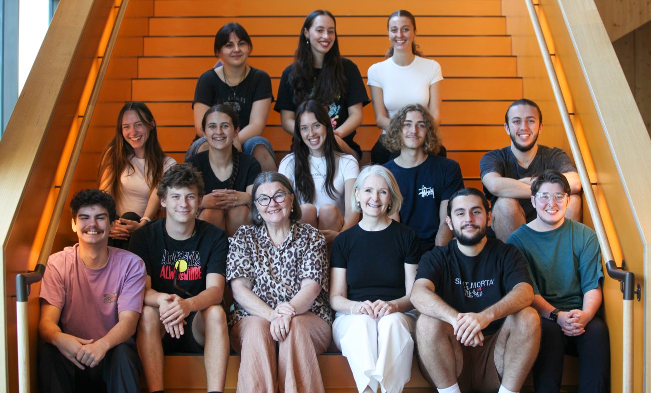 2025 Kambri Scholars with Professor Aunty Anne and Professor Grady Venville